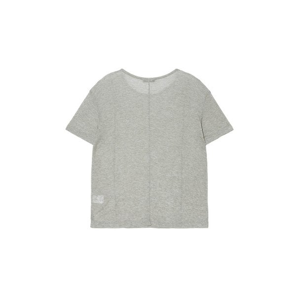 See-Through Tencel Wool T-shirt_Warm Gray