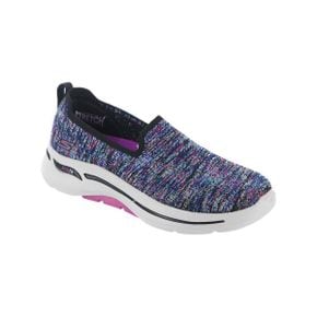 5350743 Skechers Go Walk Arch Fit-Vivid Sparks Womens Fitness Lifestyle Slip-On Sneakers