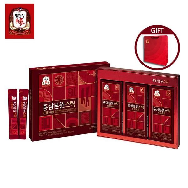정관장 홍삼본원스틱 10g 30포-활력 6년근홍삼 홍삼농축액 (S37853162)