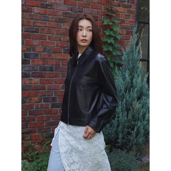 유니섹스 램스킨 클래식 자켓 [BK]
