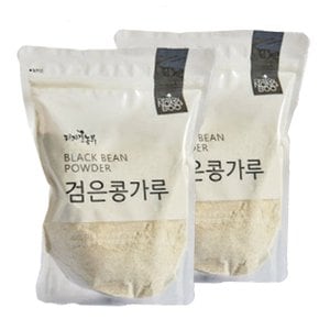 디자인농부 국산 검은콩 쥐눈이콩 가루 500g x 2