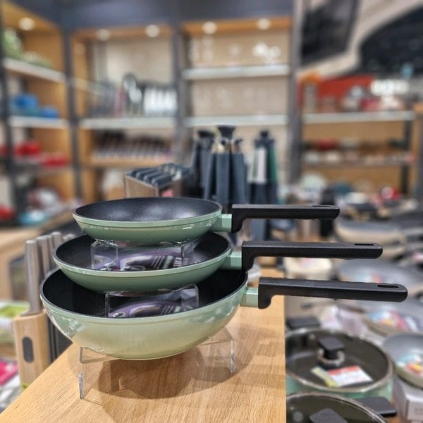 [파주점] 엘리트 그린 후라이팬 3종세트 (F/P20,24+WOK28 )