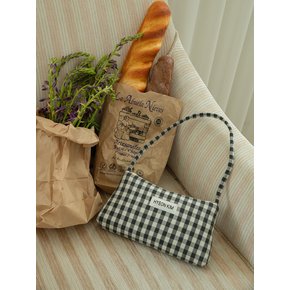 GINGHAM CHECK LENEE BAG 깅엄 체크 르네백 - 블랙