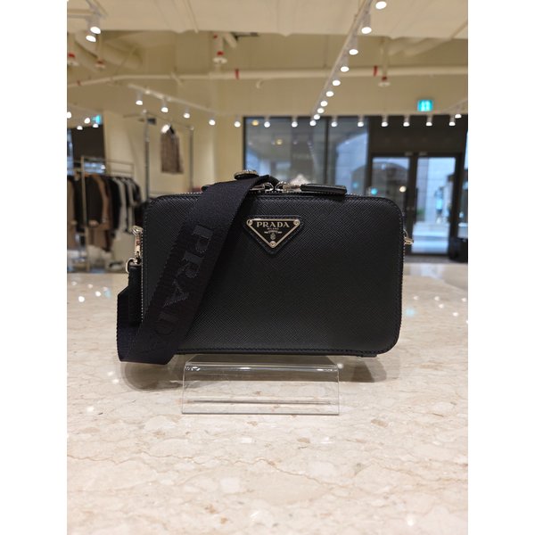 [부산점] [프라다] 남성 사피아노 레더 크로스백 2VH173-9Z2-F0002