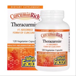 내추럴팩터스 커큐민 테라큐민 CurcuminRich Theracurmin 120캡슐 2통