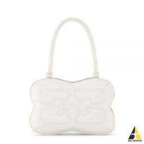 white BUTTERFLY TOP HANDLE BAG (A5210 135) (화이트 버터플라이 탑 핸들 백) 75189514