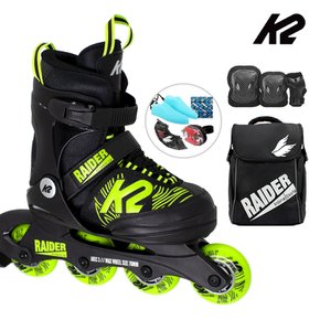K2 인라인 스케이트 레이더 아동인라인스케이트+가방+보호대 신발항균건조기 휠커버