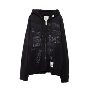 Distressed Parka (Black)