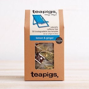 티피그 레이지 데이스 레몬 앤 진저 티 teapigs lemon & ginger tea lazy days 50티백 2개