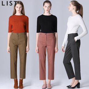 [리스트(LIST)] 스퀘어 포켓 베이직 코튼 슬랙스 (택가격 168000원)