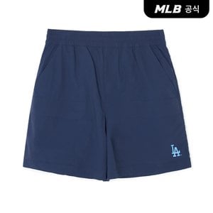 MLB [코리아공식]바시티 베이직 나일론 포켓 5부 반바지 LA (Navy)