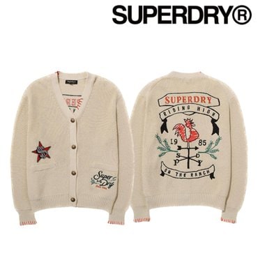 SUPERDRY 슈퍼드라이 W 리치 파머 그래픽 가디건(SDFJNAP47)
