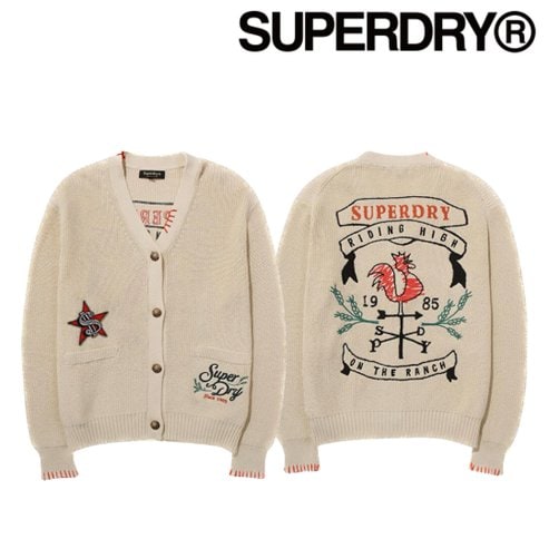 SUPERDRY 슈퍼드라이 W 리치 파머 그래픽 가디건(SDFJNAP47)
