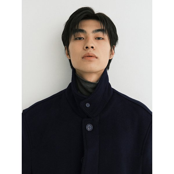 Short mac coat (navy)