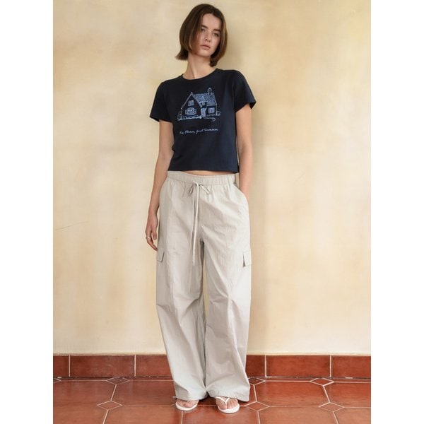 FLAP CARGO PANTS [L/GRAY] / 5COLOR