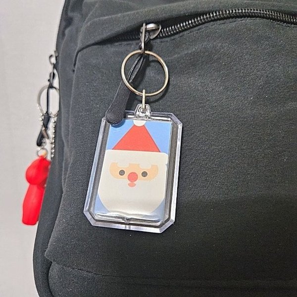 투명케이스 DIY 사진 열쇠고리 키링 포토케이스 (WFJGRD7)