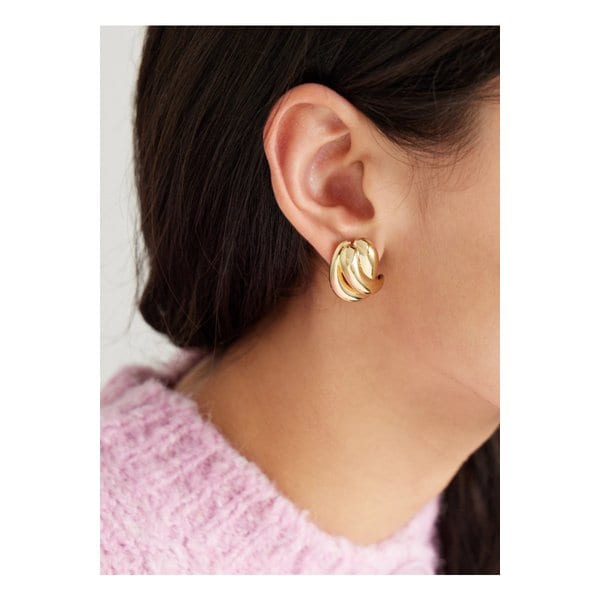 록산느 애슐린 더 노트 골드톤 이어링 1647597355585723