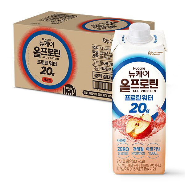 뉴케어 올프로틴 20g 사과맛 (350mlx18팩), 1박스