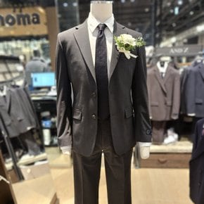 renoma 24 S/S 차콜그레이 울스트레치 슬림 슈트 RQAISJ73A