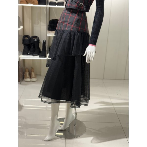 [파주점] 페미닌 레이스 티어드스커트(EQ4WS261)