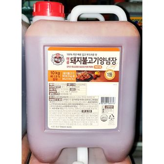 제이큐 기타소스 소스류 식당 식자재 업소용 백설 매콤 돼지불고기양념 10kg