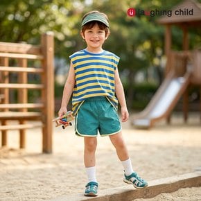 컬러배색 돌핀 3부 팬츠_GN (8432940034)