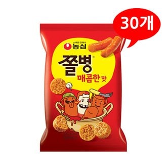 올인원마켓 (1901390) 농심 쫄병스낵 매콤한 맛 1박스/30개