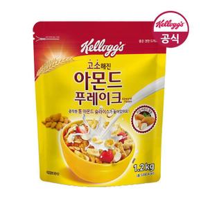 [켈로그] 아몬드 푸레이크 1200g 1개 (S17595921)