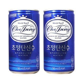  [일화]초정탄산수(소캔) 190ml x 90캔 탄산수 플레인