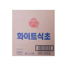 오뚜기 화이트식초 BIB 비닐포장 18L