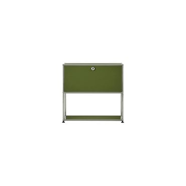 USM [USM 공식수입원 재고보유] USM Haller Storage 1x2 (Olive Green)