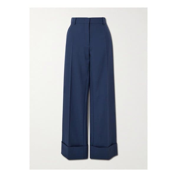울 트윌 와이드 팬츠 네이비 1647597350345690