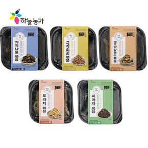 바로먹는 렌지쿡 나물반찬 5종 (가지말랭이,애호박말랭이,고구마순,피마자,도라지볶음)