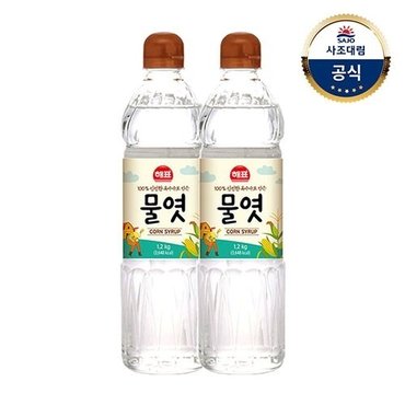 대림선 (G)[사조대림] 물엿 1.2kg x2개