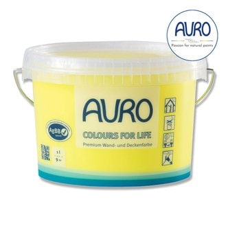 숲속향기 AURO 아우로 No.555 조색(색상있음) 1L(약9㎡시공) 800가지 색상 내부용 월페인트 벽지페인트 천연페인트 셀프페인팅