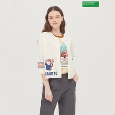베네통 포켓 인타샤 니트 가디건 BAKCB5531