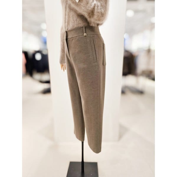 [파주점] [더아이잗컬렉션]울 블렌드 트윌 슬랙스 팬츠 CRBA0SL811