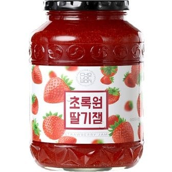  초록원 딸기잼 1kg 국산차