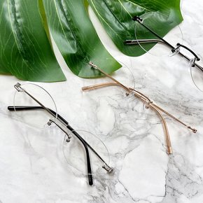 블루라이트차단안경 깔끔 무테CR707 청광차단안경