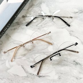 블루라이트차단안경 깔끔 무테CR707 청광차단안경