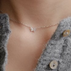 24F/W N435 RIBBON BUTTRFLY NECKLACE