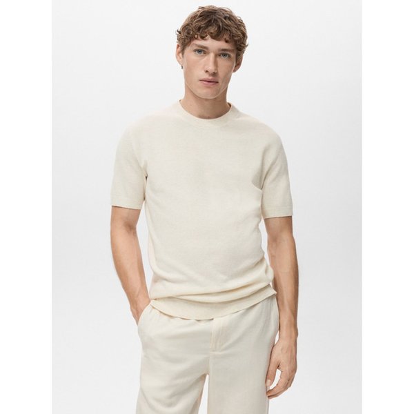 MAN 티셔츠 ANDREW Ivory White 17041247