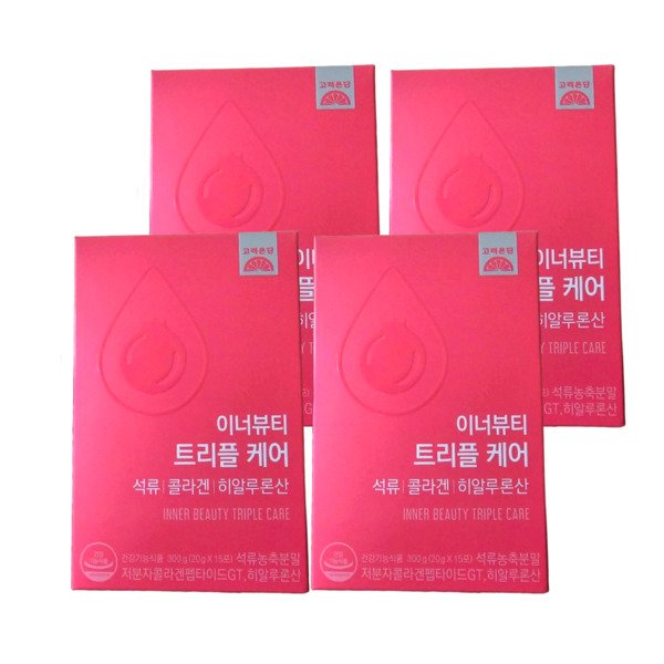 고려은단 석류콜라겐 이너뷰티 트리플케어 300g 4박스