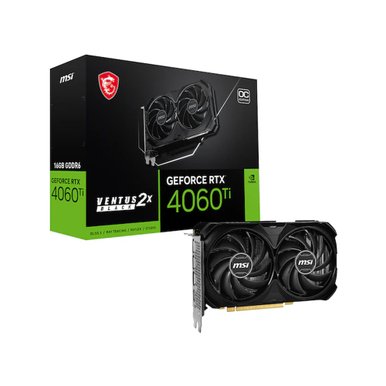 지포스 RTX 4060 Ti 벤투스 2X 블랙 OC D6 16GB