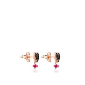 로즈 버메일 실버 토스 모티프 이어링 Rose Vermeil Silver TOUS Motif Earrings 314933510