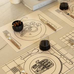 [무케/공식수입] 포드바쉐_몬트파나세 사각 테이블매트 montparnasse Table Mat 프랑스식탁매트