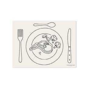[무케/공식수입] 포드바쉐_몬트파나세 사각 테이블매트 montparnasse Table Mat 프랑스식탁매트
