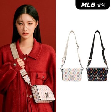 MLB [코리아공식]모노그램 레인보우 후디백 뉴욕양키스 (2Color)