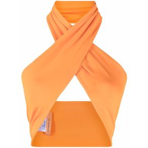 [해외배송] ANDAMANE HALTER 넥 탑 JASMINETJV020ORANGE B0710235485