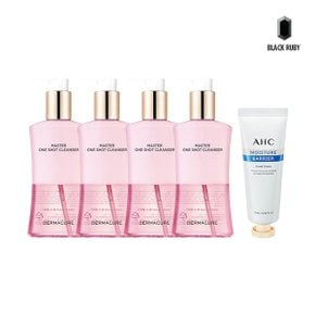 더마큐어 마스터 원샷 클렌저 시즌2 200ml x4 + AHC 핸드크림 75ml